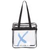 Clear Tote with Zippered Top Thumbnail
