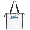 Clear Tote with Gusseted And Zippered Top Thumbnail