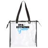 Clear Tote with Gusseted And Zippered Top Thumbnail