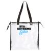 Clear Tote with Gusseted And Zippered Top Thumbnail