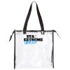 Clear Tote with Gusseted And Zippered Top Thumbnail