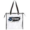 Clear Tote with Gusseted And Zippered Top Thumbnail