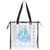 Clear Tote with Gusseted And Zippered Top Thumbnail