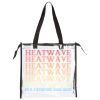 Clear Tote with Gusseted And Zippered Top Thumbnail