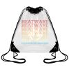 Clear Drawstring Bag Thumbnail