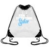 Clear Drawstring Bag Thumbnail