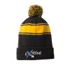 Stripe Pom Pom Beanie Thumbnail
