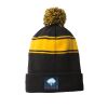 Stripe Pom Pom Beanie Thumbnail